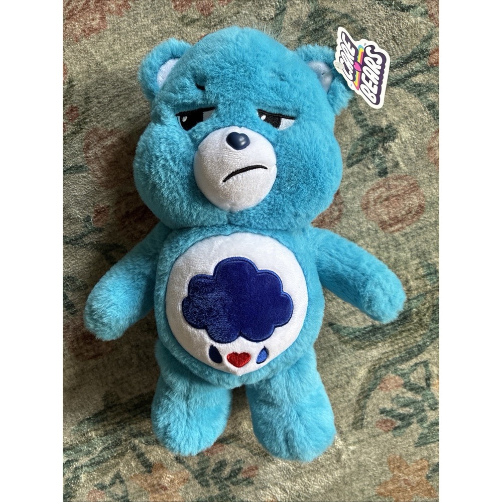Care Bears Grumpy Bear Stuffed Animal, 14 Inches